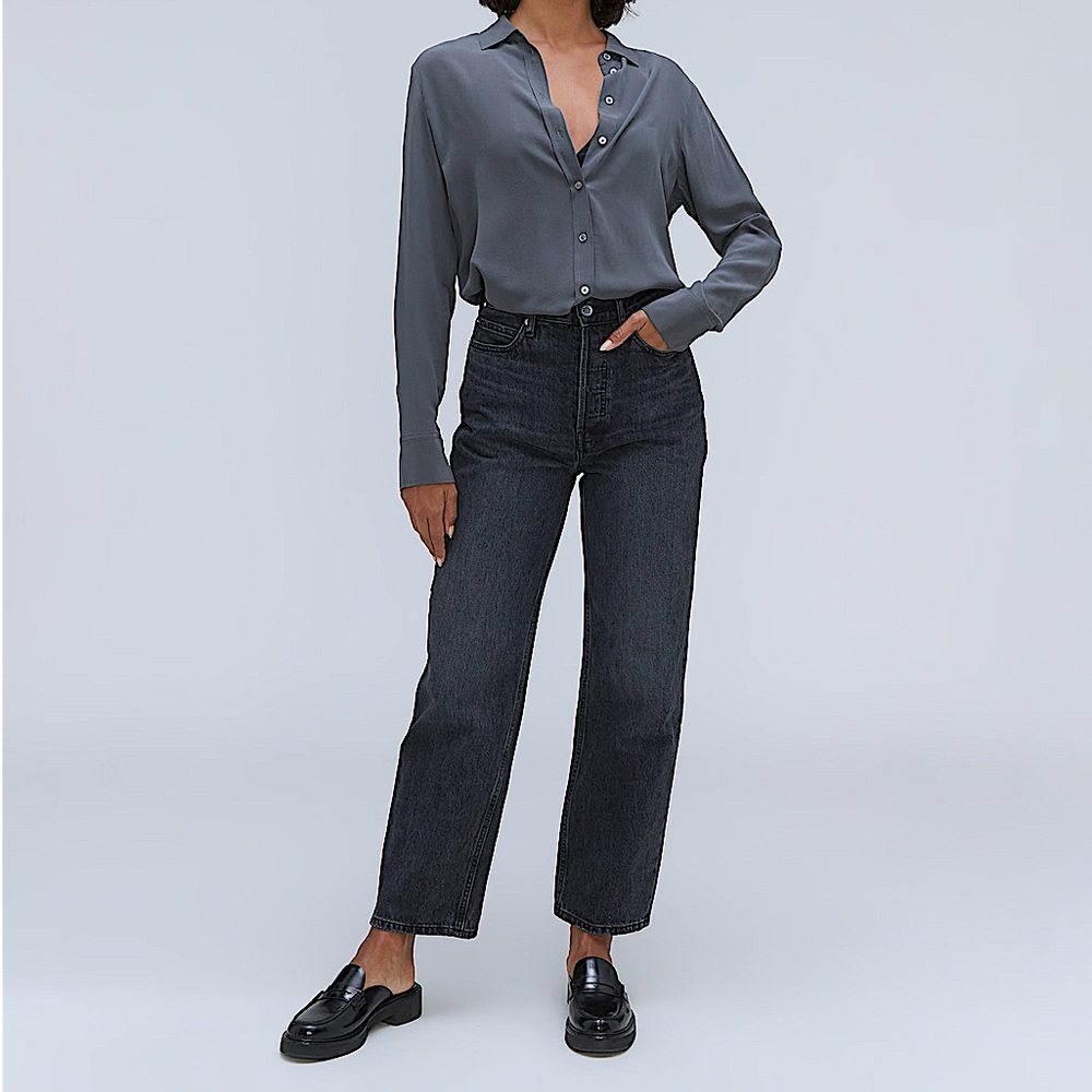 Everlane The 90’s Way High Ridgid Jean